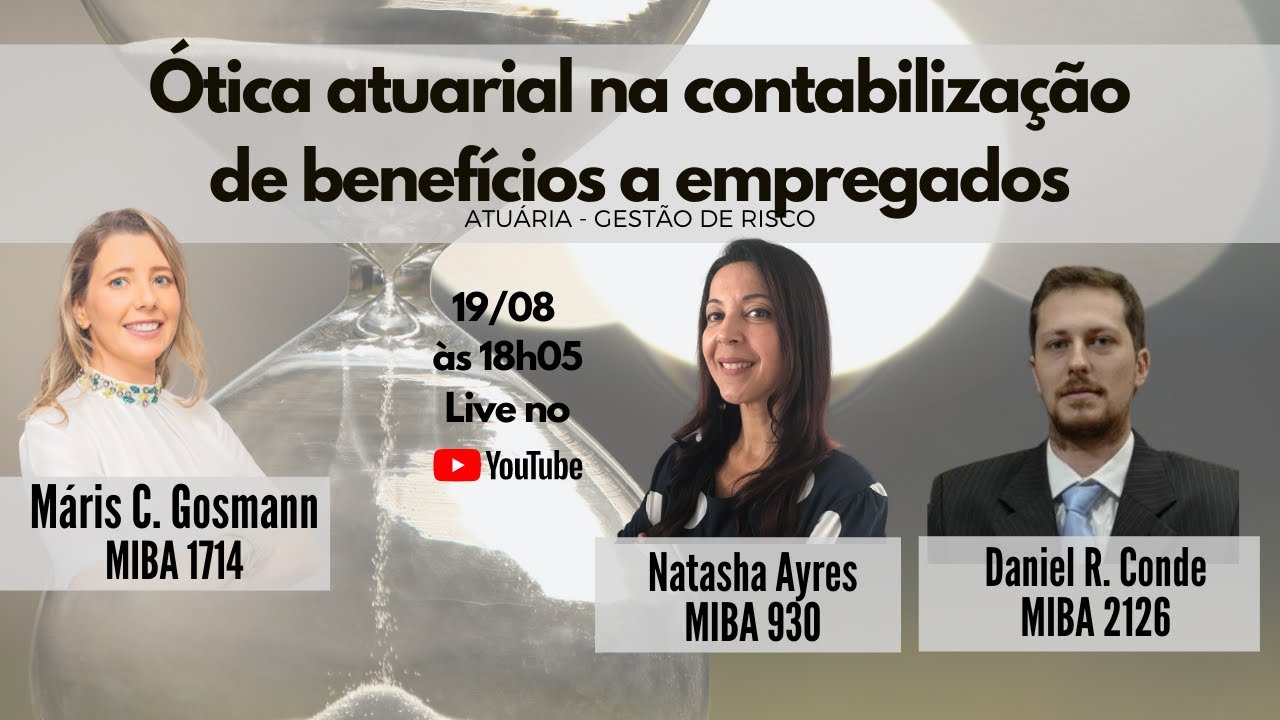 Ótica atuarial CPC 33 na contabilização de benefícios a empregados com Natasha e Daniel.